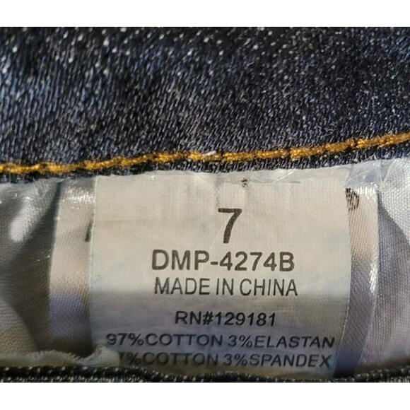 Y2K Vintage Machine Jeans Bootcut Size 7 29W - Picture 7 of 7